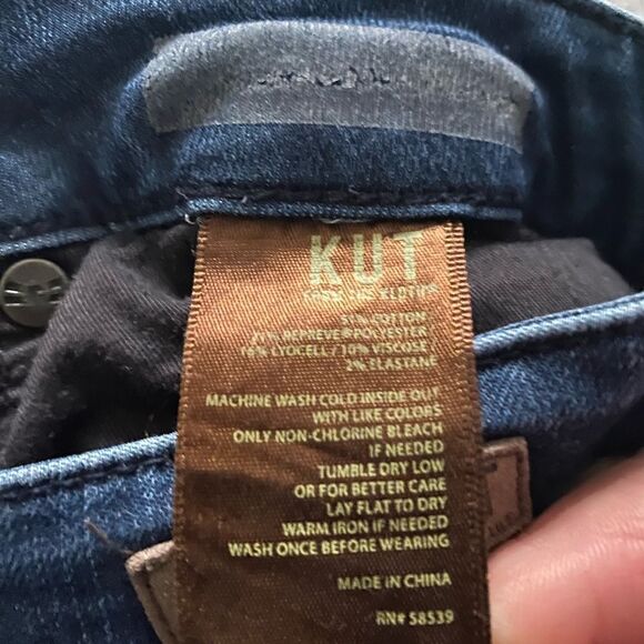 Kut from the Kloth high rise skinny jeans size 8 - Picture 8 of 9